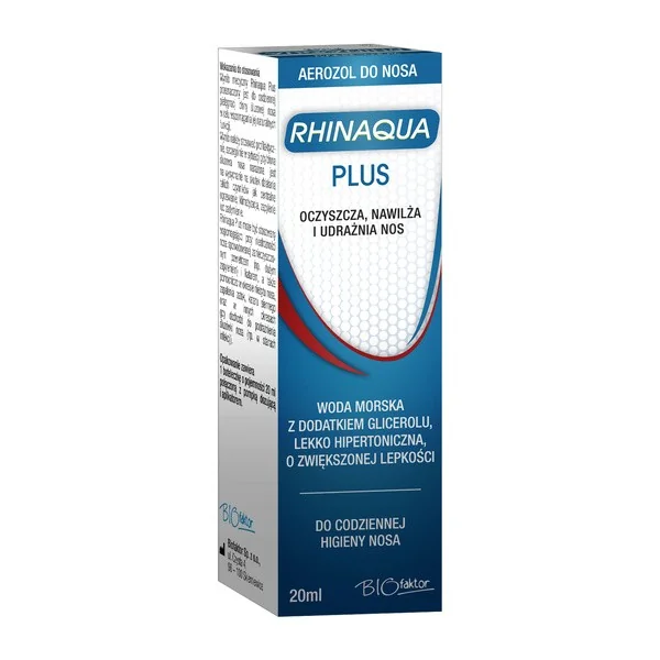 Rhinaqua Plus aerozol do nosa 20 ml [Rhinaqua] - Rhinaqua