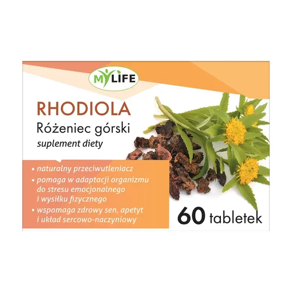 Rhodiola rosea 102 mg 60 tabletek [MyLife] - MyLife
