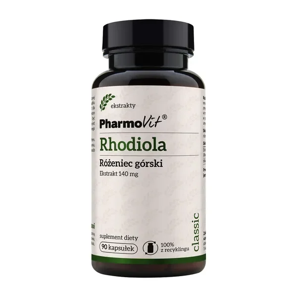 Rhodiola rosea 140 mg 90 kapsułek [Pharmovit] - Pharmovit