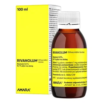 Rivanolum roztwór 0,1% 100 ml [AMARA] - AMARA