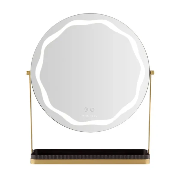 Round LED Vanity Mirror podświetlane lusterko do makijażu 1 szt. [Beautifly] - Beautifly