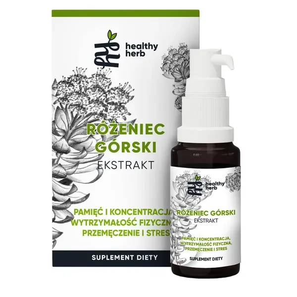 Różeniec górski ekstrakt 1000 mg 30 ml [Healthy Herb] - Healthy Herb