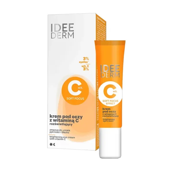 Rozświetlający krem pod oczy z witaminą C 15ml [IDEE DERM] - IDEE DERM