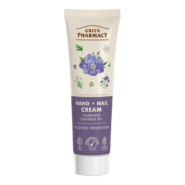 Rumianek i olej lniany krem do rąk 100ml [Green Pharmacy] - Green Pharmacy