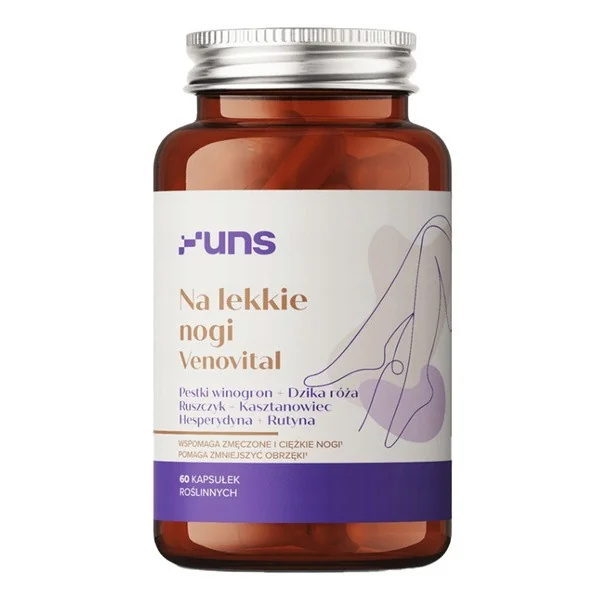 Ruszczyk kolczasty + Kasztanowiec + Bioflawonoidy 60 kapsułek [Uns] - Uns