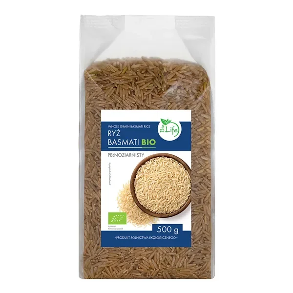Ryż pełnoziarnisty basmati BIO 500g [BioLife] - BioLife