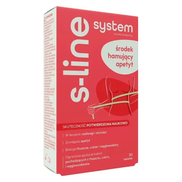 S-line System preparat hamujący apetyt 30 tabletek - S-line System