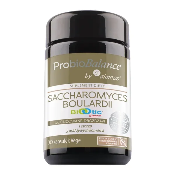 Saccharomyces Boulardii 5 mld CFU 30 kapsułek [Aliness] - Aliness Health'N'Beauty