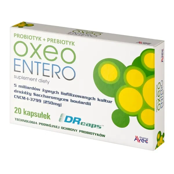 Saccharomyces boulardii 5×10⁹ CFU 20 kapsułek [Oxeo] - Oxeo