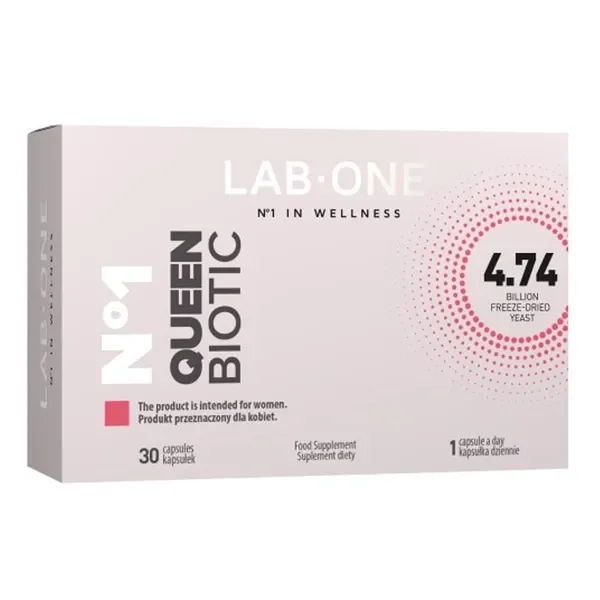 Saccharomyces cerevisiae CNCM I-3856 4,74 x 10^9 CFU 30 kapsułek [Lab One] - Lab One