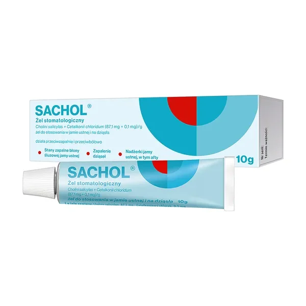 Sachol żel stomatologiczny 10g [BAUSCH+LOMB] - BAUSCH+LOMB IRELAND LIMITED