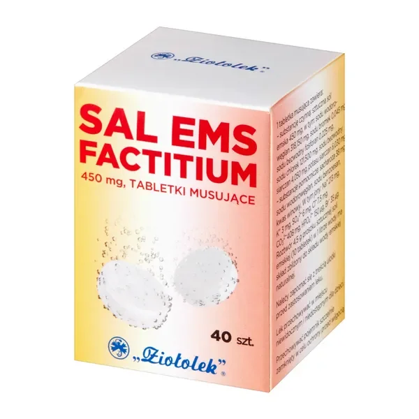 Sal Ems factitium 450 mg 40 tabletek [ZIOŁOLEK] - ZIOŁOLEK