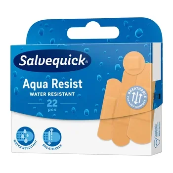 Salvequick Aqua Resist plastry wodoodporne miks 22 szt. [ORKLA CARE S.A.] - ORKLA CARE S.A.