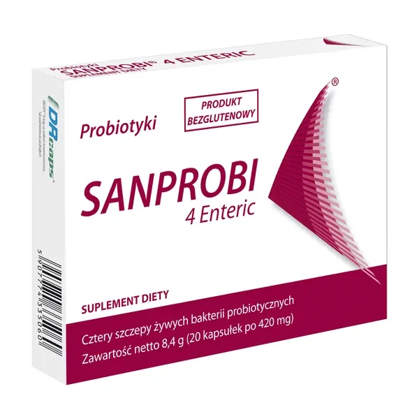 Sanprobi 4 Enteric probiotyk 20 kapsułek [Sanprobi] - Sanprobi