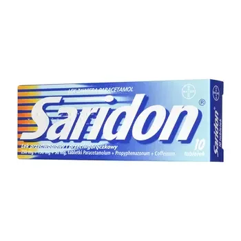 Saridon 250mg+150mg+50mg 10 tabletek - Saridon