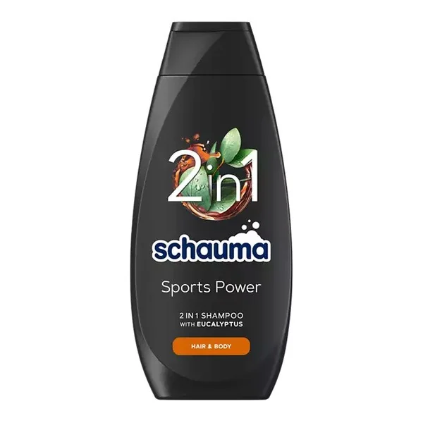 Schauma 2in1 Sports Power szampon i żel pod prysznic dla mężczyzn 400 ml - Schauma