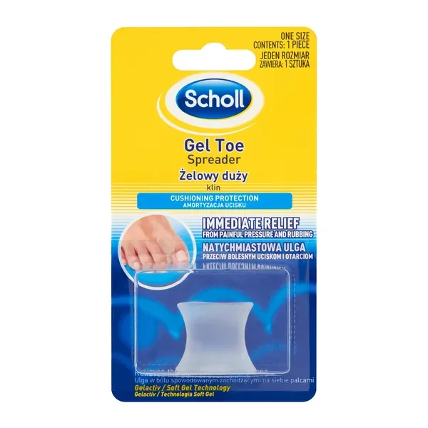 Scholl Gelactiv duży klin międzypalcowy 1 szt. - Scholl