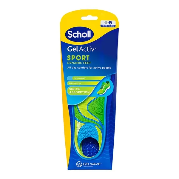 Scholl GelActiv wkładki żelowe do obuwia sportowego rozmiar L - Scholl