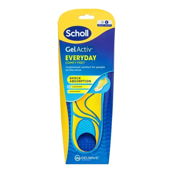 Scholl GelActiv wkładki żelowe na co dzień rozmiar L 1 para - Scholl