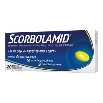 Scorbolamid tabletki drażowane 20 szt [POLPHARMA] - POLPHARMA