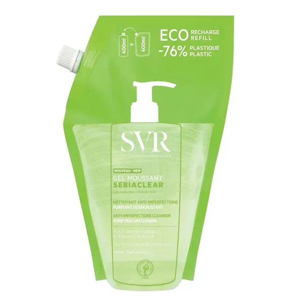 Sebiaclear złuszczający żel do mycia 400ml [SVR] - SVR