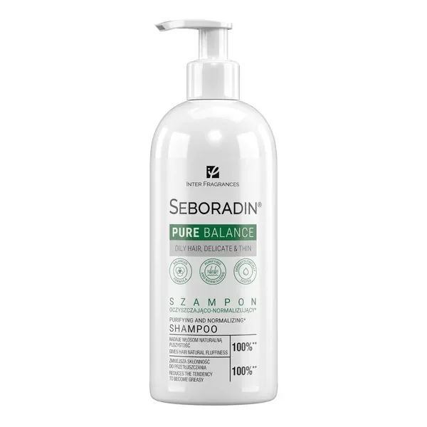 Seboradin Pure Balance oczyszczająco-normalizujący szampon do włosów 400 ml - Seboradin