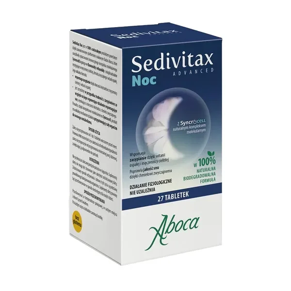 Sedivitax Noc Advanced 27 tabletek [Aboca] - Aboca