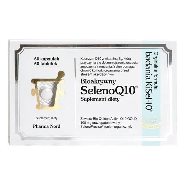 Selen 100 µg + Koenzym Q10 100 mg + Witamina B2 1,4 mg 60+60 szt. [Pharma Nord] - Pharma Nord