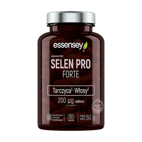 Selen 200 µg 120 kapsułek [Essensey] - Essensey