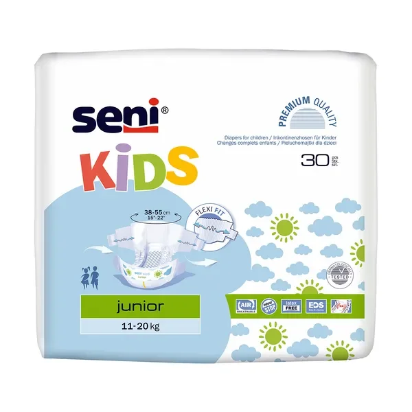 Seni Kids pieluchomajtki Junior 11-20 kg 30 szt - Seni