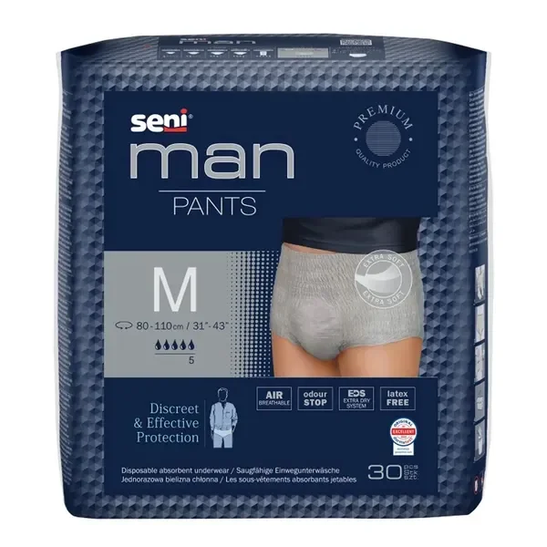 Seni Man Pants majtki chłonne rozmiar M 30 szt. - Seni