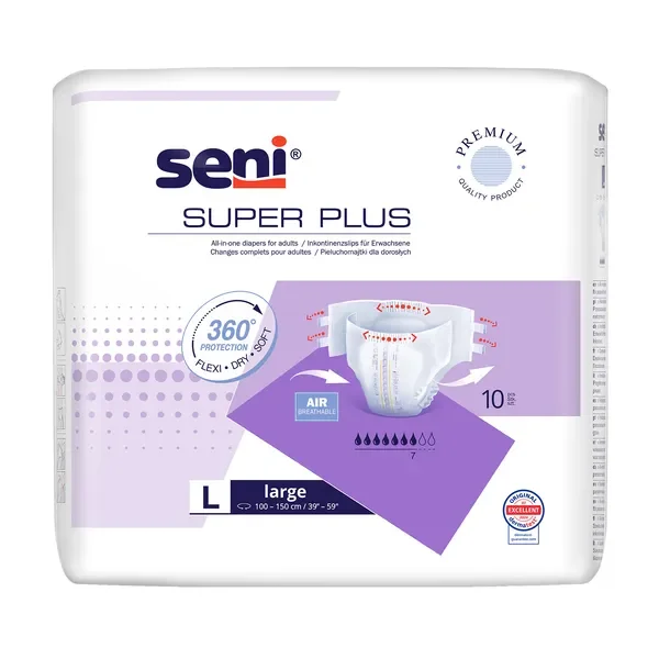 Seni Super Plus pieluchomajtki dla dorosłych rozmiar L 10 szt. - Seni