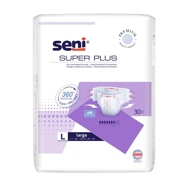 Seni Super Plus pieluchomajtki dla dorosłych rozmiar L 30 szt. - Seni