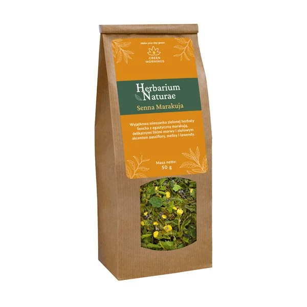 Senna Marakuja herbata ziołowo-owocowa 50g [Green Mornings] - Green Mornings