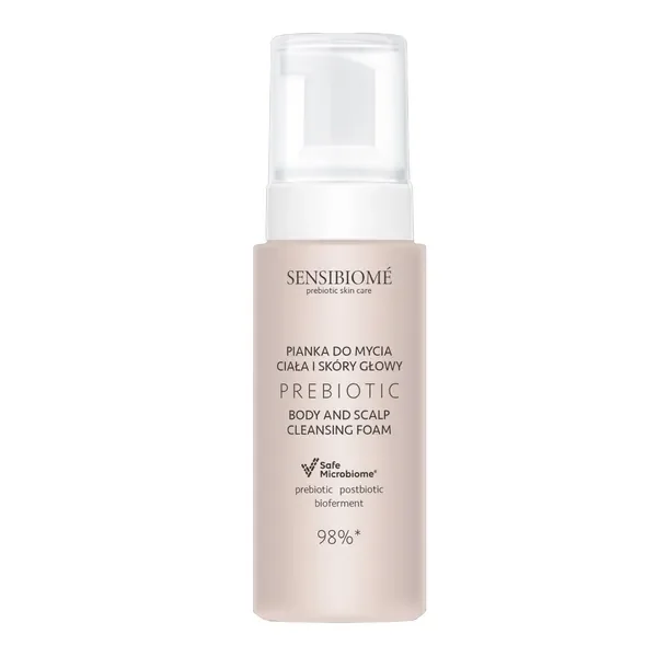 Sensibiome Prebiotic Skin Care pianka do mycia ciała i skóry głowy 150ml [FlosLek Laboratorium] - FlosLek Laboratorium