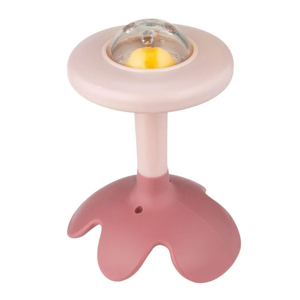 Sensoryczna grzechotka z gryzakiem różowa 1 szt [Canpol Babies] - Canpol Babies