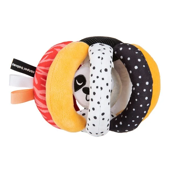 Sensoryczna piłka z grzechotką i piszczkiem BabiesBoo [Canpol Babies] - Canpol Babies