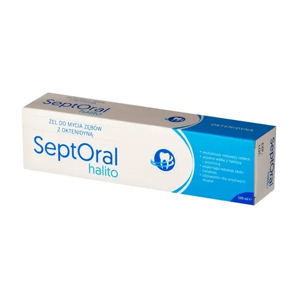 SeptOral Halito żel do mycia zębów z oktenidyną 100 ml - SeptOral