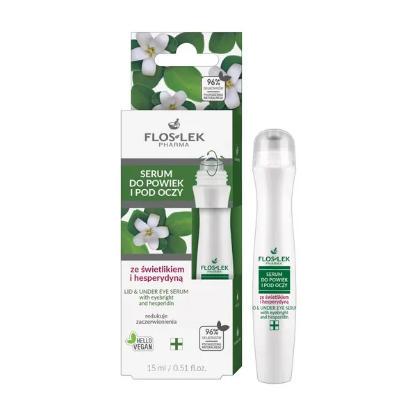 Serum do powiek i pod oczy ze świetlikiem i hesperydyną 15ml [FlosLek Pharma] - FlosLek Pharma