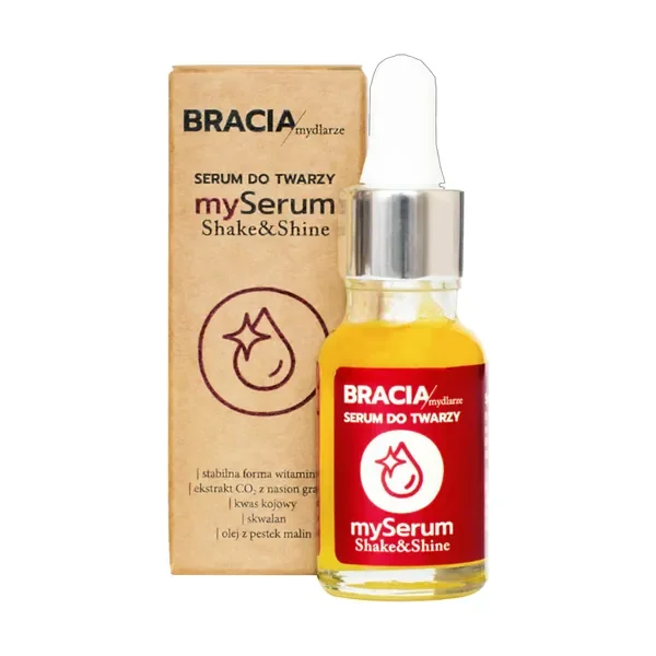 Serum do skóry naczynkowej z witaminą C Shake & Shine 15ml [Bracia Mydlarze] - Bracia Mydlarze