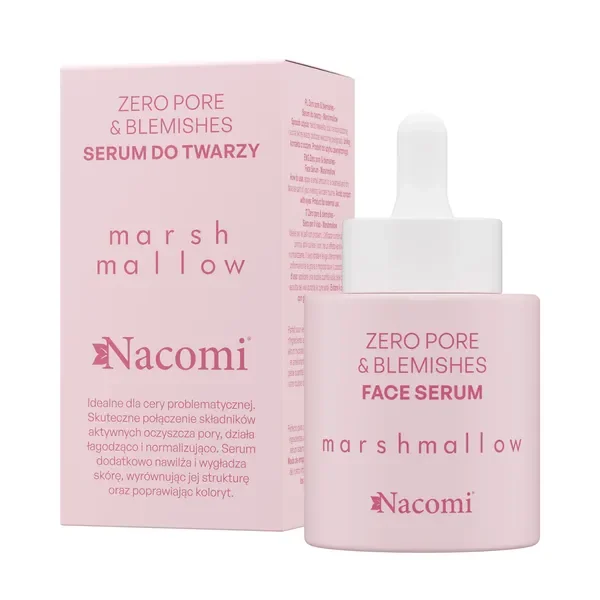 Serum do twarzy Marshmallow Zero pore & blemishes 30ml [Nacomi] - Nacomi