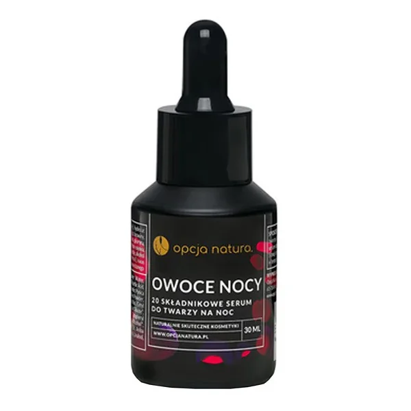 Serum do twarzy na noc Owoce Nocy 30ml [Opcja Natura] - Opcja Natura