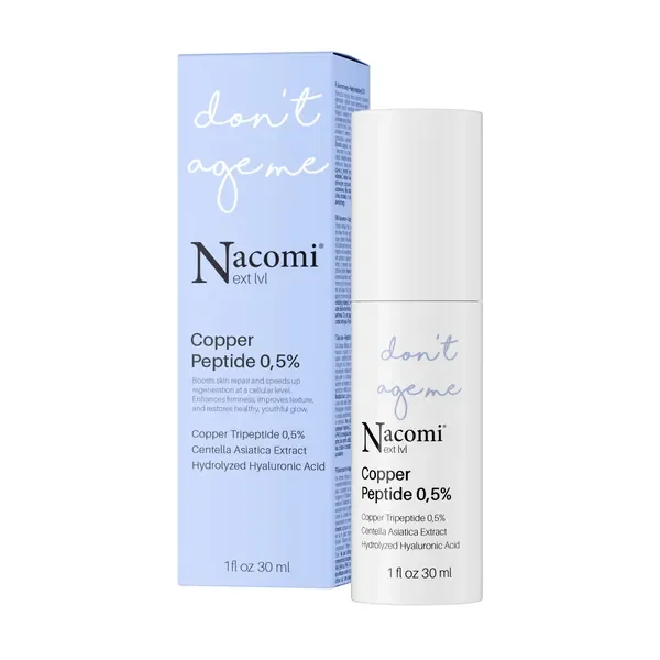 Serum do twarzy z peptydem miedziowym 0,5% 30ml [Nacomi Next LVL] - Nacomi