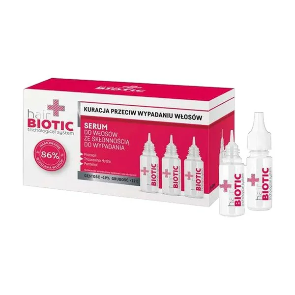 Serum do włosów ze skłonnością do wypadania 10ml x 8 ampułek [Hair Biotic] - Hair Biotic
