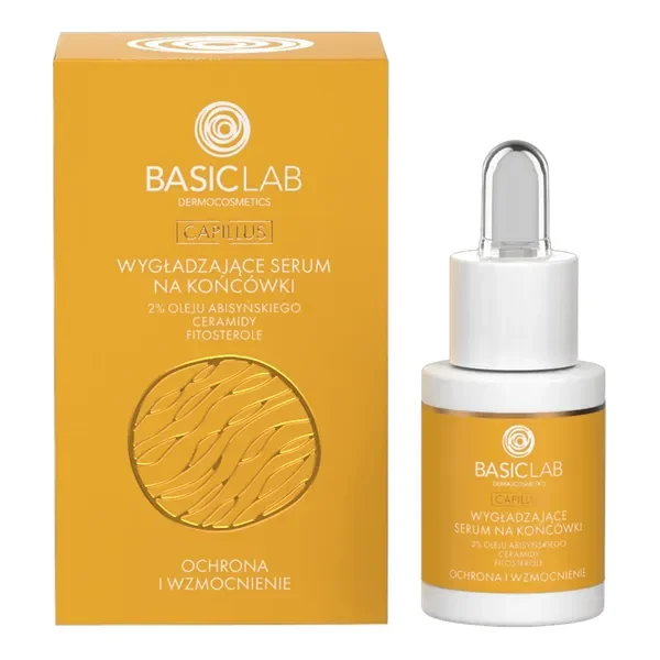 Serum na końcówki włosów Ochrona i Wzmocnienie 15ml [BasicLab] - BasicLab