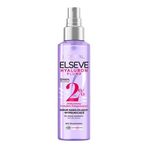 Serum nawilżająco-wypełniające do włosów z kwasem hialuronowym 150ml [Elseve] - Elseve