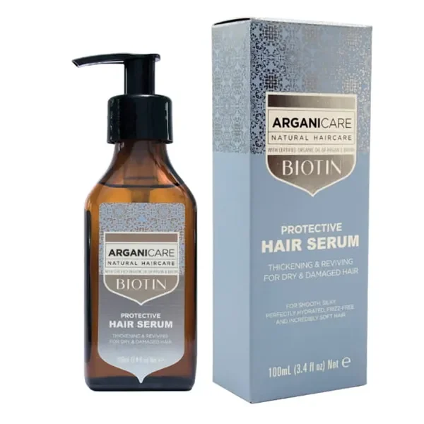 Serum odbudowujące do włosów z biotyną 100ml [Arganicare] - Arganicare