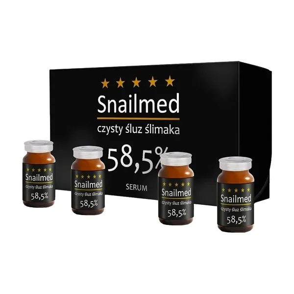 Serum rewitalizujące ze śluzem ślimaka 4x8ml [Snailmed] - Snailmed