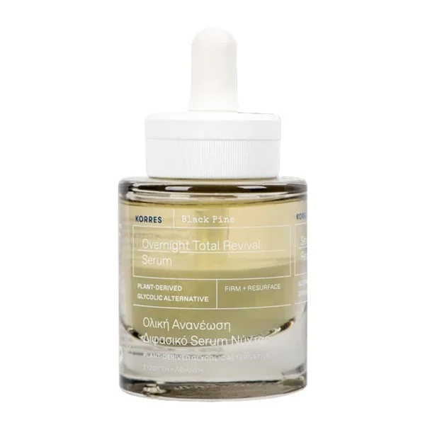 Serum ujędrniające do twarzy na noc 30 ml [Korres Black Pine] - Korres