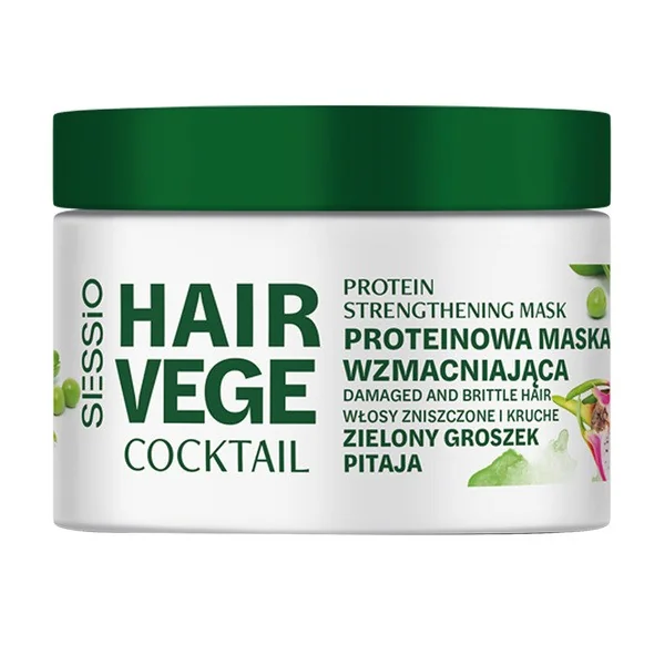 Sessio Hair Vege Cocktail proteinowa maska wzmacniająca 250g - Sessio